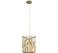 Elstead Lighting Gemma lámpara colgante 1x60 W plata HK-GEMMA-P-A-SL