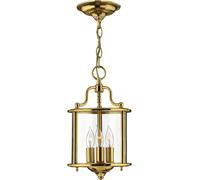 Elstead Lighting Gentry lámpara colgante 3x60 W latón HK-GENTRY-P-S-PB