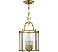 Elstead Lighting Gentry lámpara colgante 4x60 W latón HK-GENTRY-P-M-PB
