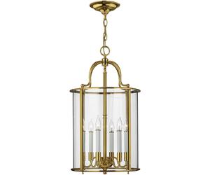 Elstead Lighting Gentry lámpara colgante 6x60 W latón HK-GENTRY-P-L-PB
