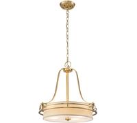 Elstead Lighting Gotham lámpara colgante 4x60 W latón QZ-GOTHAM-P-BB