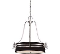 Elstead Lighting Gotham lámpara colgante 4x60 W plata QZ-GOTHAM-P