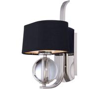 Elstead Lighting Gotham lámpara de pared 1x3 W plata QZ-GOTHAM1