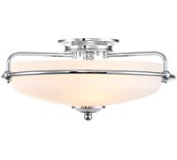 Elstead Lighting Griffin lámpara de techo 3x60 W cromo QZ-GRIFFIN-F-PC