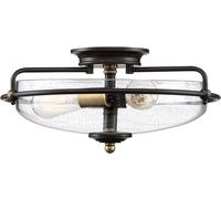 Elstead Lighting Griffin lámpara de techo 3x60 W latón-marrón QZ-GRIFFIN-F-C-PNAB