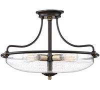 Elstead Lighting Griffin lámpara de techo 3x60 W latón-marrón QZ-GRIFFIN-SFM-C-PNAB