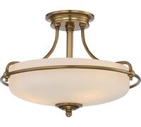 Elstead Lighting Griffin lámpara de techo 3x60 W latón QZ-GRIFFIN-SFS-WS