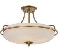 Elstead Lighting Griffin lámpara de techo 4x60 W latón QZ-GRIFFIN-SFM-WS