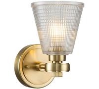 Elstead Lighting Gunnislake lámpara de pared 1x3 W latón BATH-GUNNIS1-BB
