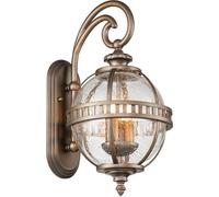 Elstead Lighting Halleron lámpara de pared para exteriores 2x40 W marrón KL-HALLERON-2S-BU
