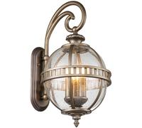Elstead Lighting Halleron lámpara de pared para exteriores 3x40 W marrón KL-HALLERON-2M-BU