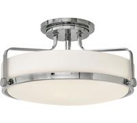 Elstead Lighting Harper lámpara de techo 3x60 W blanco-cromo HK-HARPER-SFM-CM