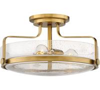 Elstead Lighting Harper lámpara de techo 3x60 W latón-transparente HK-HARPER-SFM-HB-CS