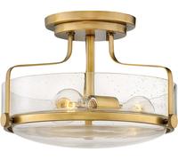 Elstead Lighting Harper lámpara de techo 3x60 W latón-transparente HK-HARPER-SFS-HB-CS
