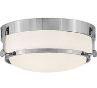 Elstead Lighting Harper plafón 3x60 W blanco-cromo HK-HARPER-F-CM