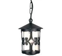 Elstead Lighting Hereford lámpara colgante 1x60 W negro BL13B-BLACK