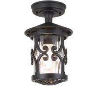Elstead Lighting Hereford lámpara de techo exterior 1x60 W negro BL13A-BLACK