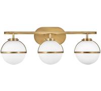 Elstead Lighting Hollis lámpara de pared 3x40 W blanco-latón HK-HOLLIS3-O-HB-BATH