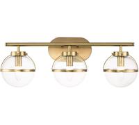 Elstead Lighting Hollis lámpara de pared 3x40 W latón HK-HOLLIS3-C-HB-BATH