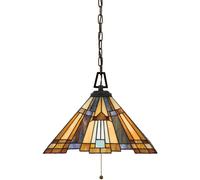 Elstead Lighting Inglenook lámpara colgante 3x60 W marrón QZ-INGLENOOK-P-A