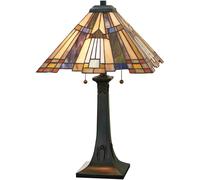 Elstead Lighting Inglenook lámpara de sobremesa 2x60 W marrón QZ-INGLENOOK-TL