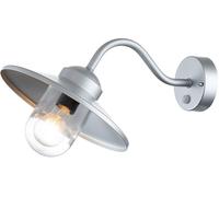 Elstead Lighting Klampenborg lámpara de pared para exteriores 1x60 W plata KLAMPENBORG-PIR-SIL