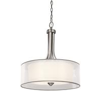Elstead Lighting Lacey lámpara colgante 4x40 W blanco KL-LACEY-P-L-AP