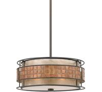Elstead Lighting Laguna lámpara colgante 4x60 W cobre QZ-LAGUNA-P