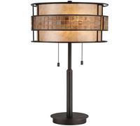 Elstead Lighting Laguna lámpara de sobremesa 2x60 W cobre QZ-LAGUNA-TL