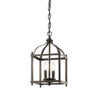 Elstead Lighting Larkin lámpara colgante 2x60 W marrón KL-LARKIN-P-S-OZ