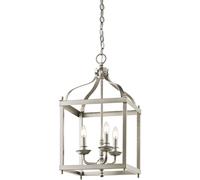 Elstead Lighting Larkin lámpara colgante 3x60 W níquel KL-LARKIN-P-M-NI