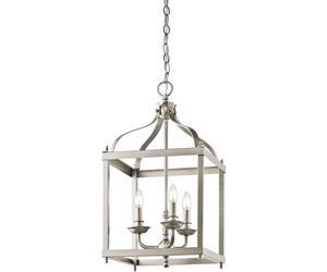 Elstead Lighting Larkin lámpara colgante 3x60 W níquel KL-LARKIN-P-M-NI