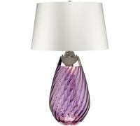 Elstead Lighting Lena lámpara de sobremesa 2x60 W violeta-satinado LENA-TL-L-PLUM-OWSS