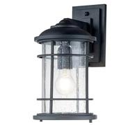 Elstead Lighting Lighthouse lámpara de pared para exteriores 1x60 W negro FE-LIGHTHOUSE2-M-BLK