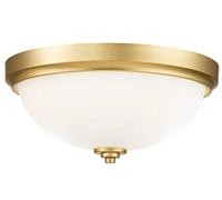 Elstead Lighting Malibu plafón 2x60 W latón FE-MALIBU-F-BATH-BB