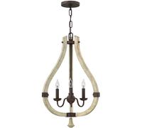 Elstead Lighting Middlefield lámpara colgante 3x60 W hierro HK-MIDDLEFIELD3