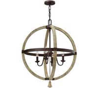 Elstead Lighting Middlefield lámpara colgante 4x60 W hierro HK-MIDDLEFIELDP4