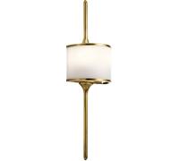 Elstead Lighting Mona lámpara de pared 2x3 W latón KL-MONA-S-NBR