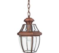Elstead Lighting Newbury lámpara colgante 1x60 W cobre QZ-NEWBURY8-M-AC