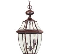 Elstead Lighting Newbury lámpara colgante 2x60 W cobre QZ-NEWBURY8-L-AC