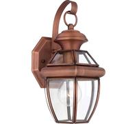 Elstead Lighting Newbury lámpara de pared para exteriores 1x60 W cobre QZ-NEWBURY2-S-AC