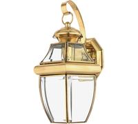 Elstead Lighting Newbury lámpara de pared para exteriores 1x60 W latón QZ-NEWBURY2-M-PB