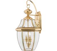Elstead Lighting Newbury lámpara de pared para exteriores 2x40 W latón QZ-NEWBURY2-L-PB