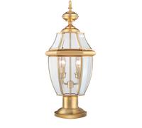 Elstead Lighting Newbury lámpara de pie para exteriores 2x60 W latón QZ-NEWBURY3-L-PB