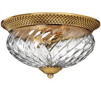 Elstead Lighting Plantation plafón 3x60 W latón HK-PLANTATION-FL-BB