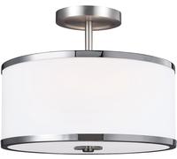 Elstead Lighting Prospect Park lámpara colgante 2x60 W cromo-níquel FE-PROSPECT-PARK-SF