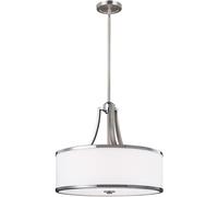 Elstead Lighting Prospect Park lámpara colgante 4x60 W cromo-níquel FE-PROSPECT-PARK-4P