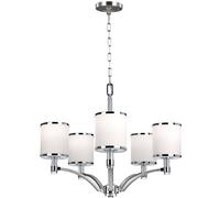 Elstead Lighting Prospect Park lámpara colgante 5x60 W cromo-níquel FE-PROSPECT-PARK5