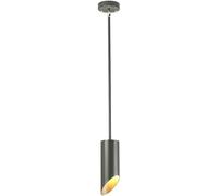 Elstead Lighting Quinto lámpara colgante 1x8 W gris/gris ceniza-níquel QUINTO1P-GPN