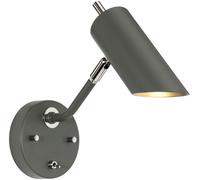 Elstead Lighting Quinto lámpara de pared 1x8 W gris-níquel QUINTO1-GPN